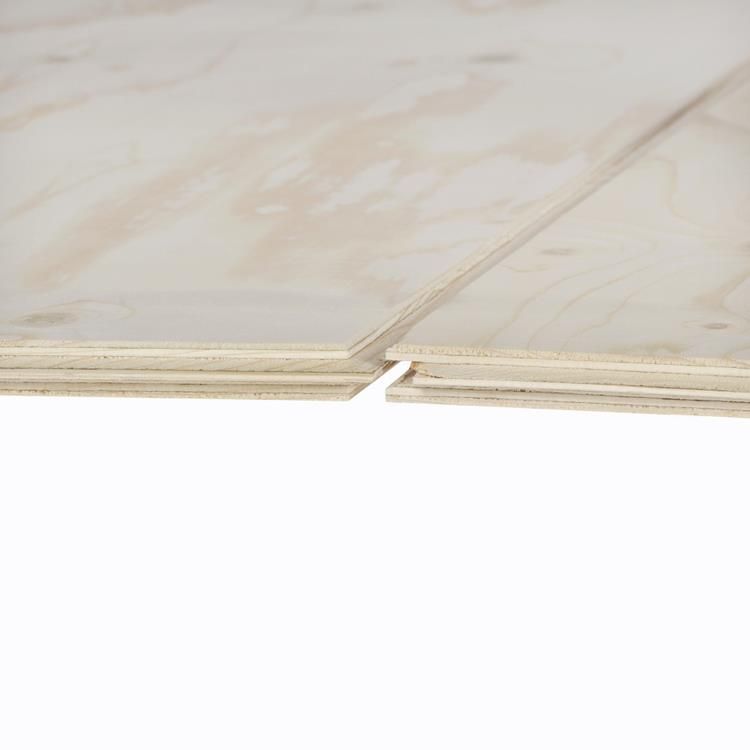 Fins vuren underlayment dak- en vloerplaat met Mes & Groef